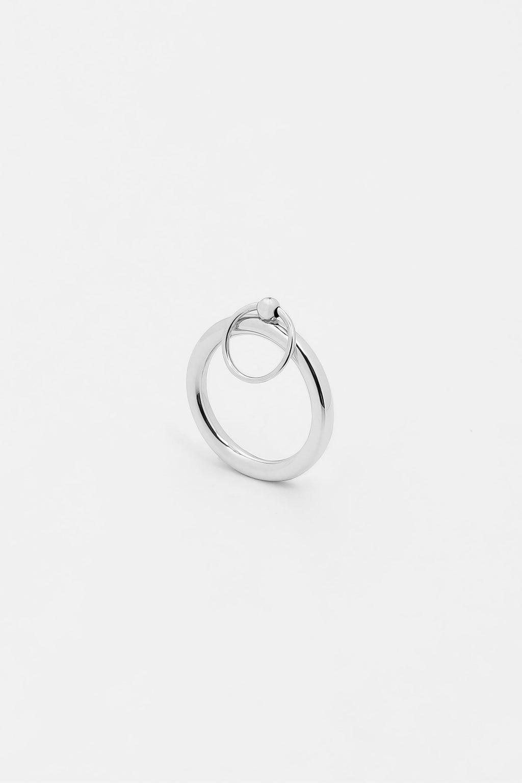 Bague de phalange Rayon en argent recyclé, anneau fin, bijou unisexe fait main
