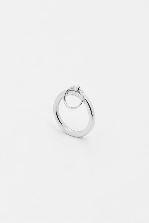 Bague de phalange Rayon en argent recyclé, anneau fin, bijou unisexe fait main