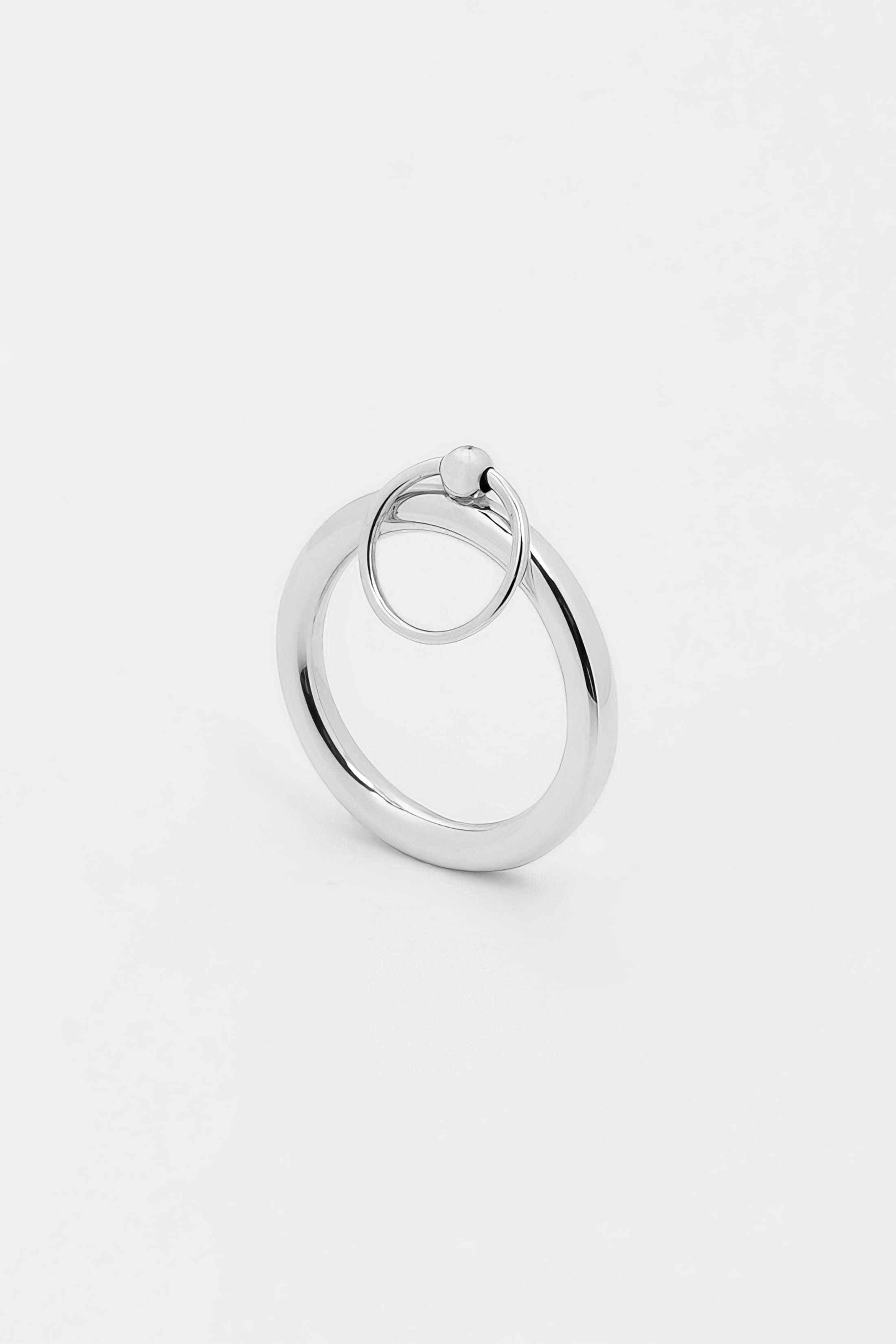 Bague Rayon en argent recyclé, jonc fin et épuré, bijou unisexe fait main