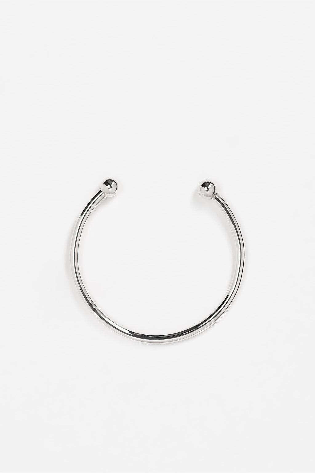 Bracelet Fer en argent recyclé, jonc rigide, bijou unisexe fait main